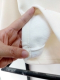 Áo nỉ lông cổ phối ren nơ tiểu thư bé gái MM. HA5229 (form ôm gọn bé cuối dải size nên tăng size)