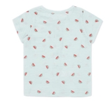Áo cotton giấy mềm bé trai bé gái Cún xanh baby. HA4816