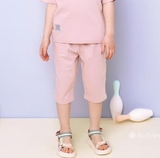 Quần cotton lửng trơn bé trai bé gái Andi. HA3598