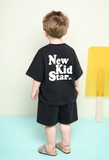 Áo cotton xước mềm lưng in New kid star bé trai Jelis. HA4700