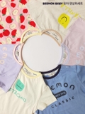 Bộ cotton Beemon baby bé trai bé gái 6 màu. HA1018