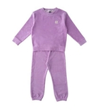 Bộ cotton nhung trơn bé trai bé gái 6 màu BD. HA4966
