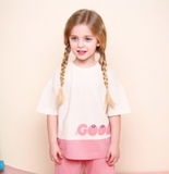 Áo cotton hè mềm phối gấu Good bé trai bé gái Jelis. HA3481