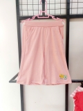 Quần lửng cotton xước trơn mặt hồ báo bé gái Moli. HA2430