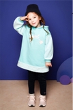Bộ lót lông bé gái hoddies phối lông bé gái Jelis. HA5062