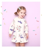 Váy nỉ da cá ngựa unicorn bé gái MM. HA4151
