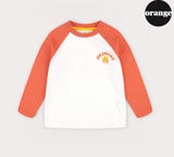 Áo thun raglan logo bé trai đội mũ Hej. HA4240