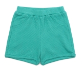 Quần đùi bo gấu tổ ong bé trai bé gái Cún xanh baby. HA5222