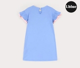 Váy cotton dâu tây tay cánh tiên bé gái Hej. HA2930