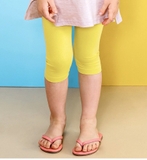 Quần legging lửng trơn Pe-tite Mieu. HA0515 (5 màu)
