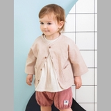 Áo khoác cardigan đũi Pim. HA1469 (4 Màu)