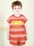 Áo cotton xước kẻ Cool bé trai bé gái Jelis. HA4691