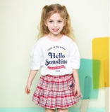 Áo cotton tay bồng Hello sunshine bé gái Jelis. HA4678