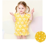 Quần cotton hoa bèo gấu bé gái MM. HA4371