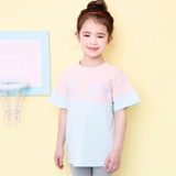 Áo thun phối chữ Play Jelis. HA2195 (2 màu)