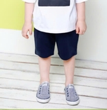 Quần short cotton logo túi bé trai Jelis. HA2392