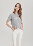 Áo phông cotton xước Shemiss (Text: Comme) xuất xịn