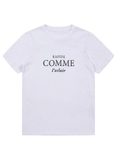 Áo phông cotton xước Shemiss (Text: Comme) xuất xịn