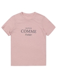 Áo phông cotton xước Shemiss (Text: Comme) xuất xịn