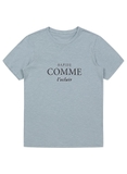 Áo phông cotton xước Shemiss (Text: Comme) xuất xịn