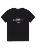 Áo phông cotton xước Shemiss (Text: Comme) xuất xịn