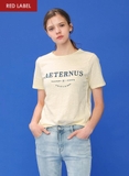 Áo phông cotton xước nữ LIST (Text: Aeternus)