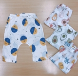 Quần cotton giấy cho bé xuất Hàn. HA0961 (4 màu)