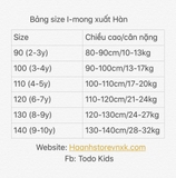 Bộ đồ lửng mặc nhà I-Mong  cho bé. HA0636 (2 màu)