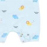 Body cotton họa tiết con vật bé trai bé gái Cún xanh baby. HA1645