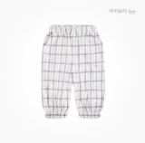 Quần cotton lửng kẻ bo chun bé trai bé gái MM. HA0561