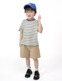 Áo cotton kẻ bé trai Curly. HA0079 (một số thiếu tag ngực)