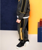 Quần nỉ da cá phối sườn bé trai bé gái Jelis. HA3035