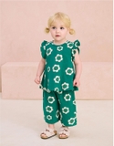 Quần sớ lửng cotton xước hoa cười bé gái MM. HA0859