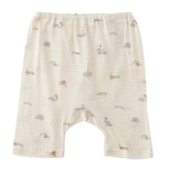 Quần lửng cotton giấy bé trai bé gái Cún xanh baby + Mink. HA4827