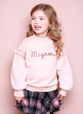 Áo nỉ bông tay phối lông mềm Mignon bé gái Jelis. HA1804