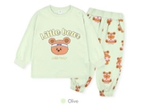 Bộ thun cotton litter bear bé trai bé gái MB. HA0117