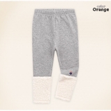 Quần legging lót lông phối lông cừu bé trai bé gái Moli. HA1891