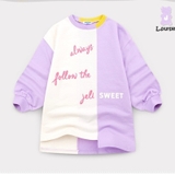 Áo váy nỉ da cá Jelis. HA1737 (2 màu)