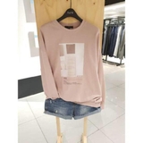 Áo nỉ nữ TATE in hình xuất Hàn - HA0546 (2 màu)