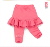 Quần váy leg lửng mặt mèo phối ren bé gái Jelis. HA2753