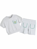 Bộ cotton hoa cười bé gái Curly. HA0631