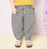 Quần kẻ caro bo chun bé trai bé gái Jelis. HA4762