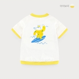 Áo cotton logo bạch tuộc thổi kèn bé trai bé gái MM. HA4262