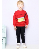 Bộ nỉ da cá I am hero bé trai Andi. HA0254