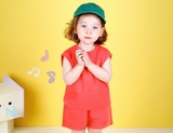Áo cotton mềm logo voi monpetit bé trai bé gái Moli. HA3225