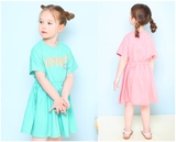 Váy cotton chun eo Summer bé gái Jelis. HA5158