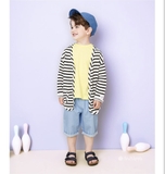 Áo khoác cardigan len mỏng kẻ bé trai bé gái Andi. HA1334