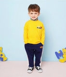 Áo thun mềm logo ngực Hej bonito bé trai bé gái. HA3506