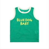 Áo ba lỗ cotton thông khí bé trai bé gái Cún xanh baby. HA1272