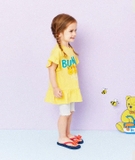 Áo váy cotton Bunny bé gái Hej. HA4617